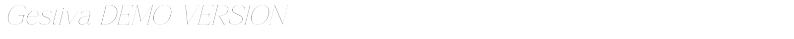 Gestiva font preview